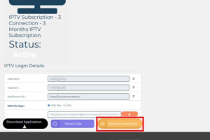Zo kijk je IPTV op je pc, stap voor stap 7 Klantportaal met IPTV-inlogvelden en het onderdeel voor een M3U-afspeellijst.