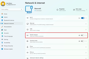 IPTV op meerdere tv’s: de complete gids in 10 stappen 8 Windows 11-netwerkinstellingen met Ethernet als actieve verbinding.