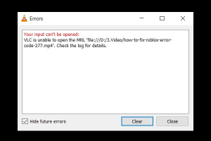 IPTV Storing Vandaag: Wat Zijn de Oorzaken en Oplossingen? 1 Fenêtre d'erreur VLC affiche le message « Avant d'entrer dans le monde. »