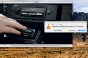 IPTV Storing Vandaag: Wat Zijn de Oorzaken en Oplossingen? 4 VLC sur macOS avec une vidéo et une vue pour reproduire la conférence.