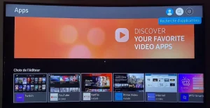Hoe IPTV Installeren Op Smart TV ? 1 open de zoekfunctie
