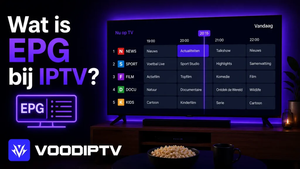 epg bij iptv