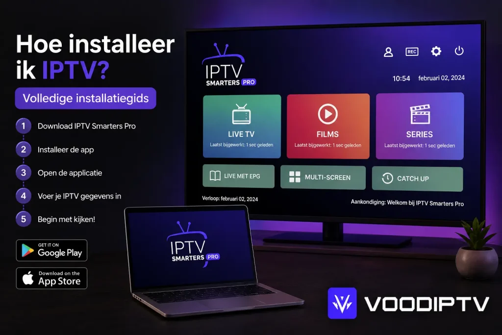 installeer ik iptv