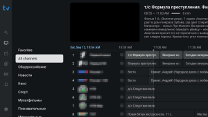 Hoe werkt de TiviMate IPTV player? De complete gids in 10 stappen 7 Het zendermenu van TiviMate met de optie Add to Favorites.