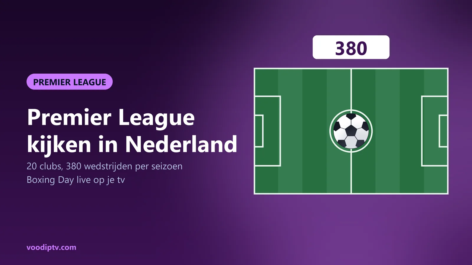 IPTV voor sport: alle sport live kijken in één abonnement 4 Premier League kijken in Nederland via IPTV, 380 wedstrijden per seizoen
