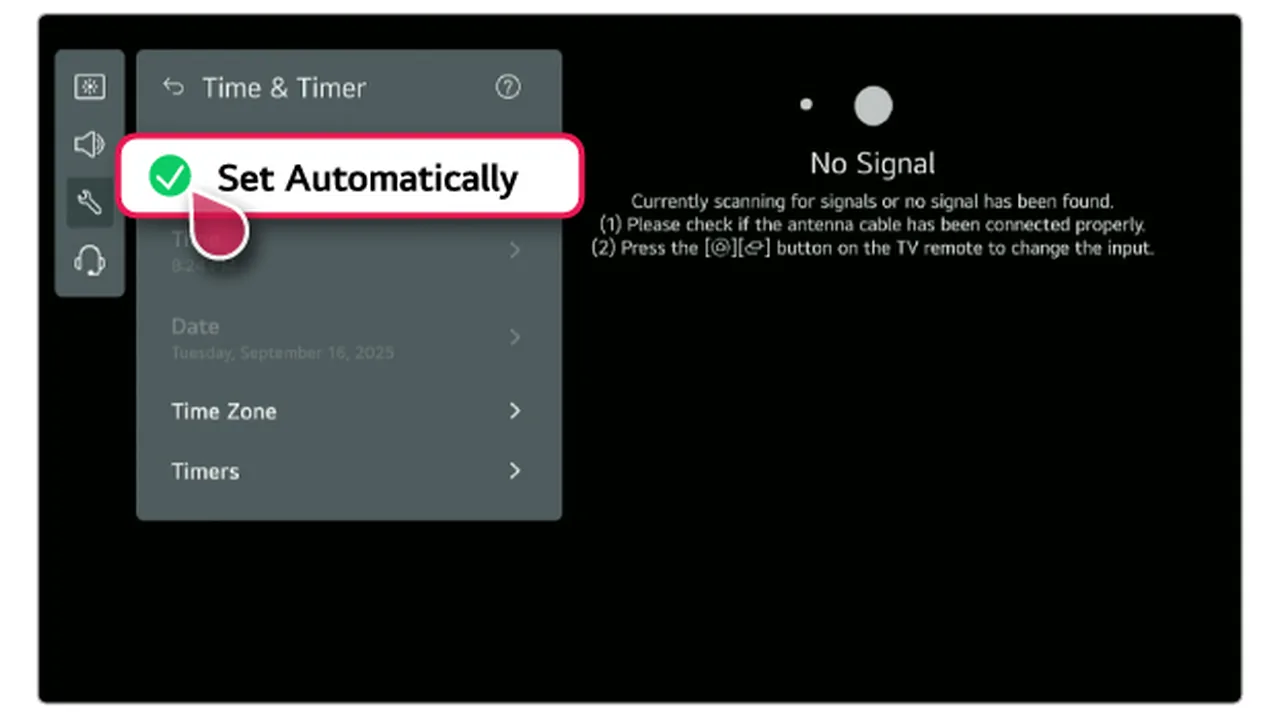 Welke IPTV-app voor LG Smart TV (webOS) kies je? 15 Datum en tijd op Automatisch zetten in het menu van een LG-tv
